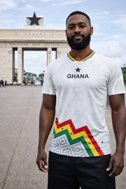 Men's Ghana Heritage Jersey Short-sleeve White