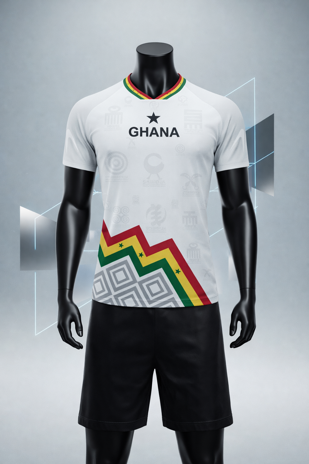 Men's Ghana Heritage Jersey Short-sleeve White