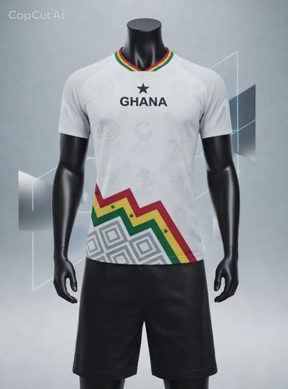 Men's Ghana Heritage Jersey Short-sleeve White