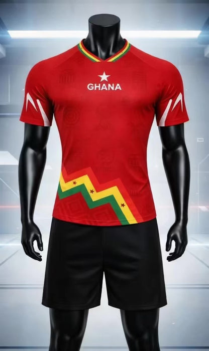 Men's Ghana Heritage Jersey Short-sleeve Red